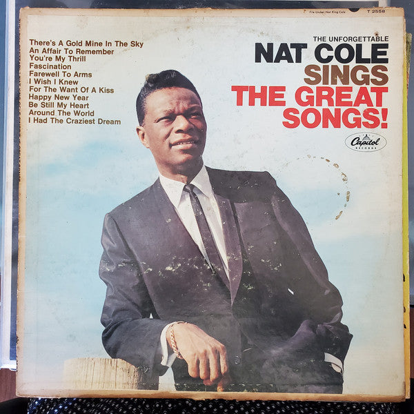 Nat King Cole ‎/ The Unforgettable Nat Cole Sings The Great Songs! - LP Used