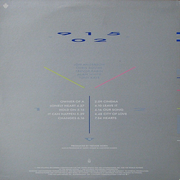 Yes / 90125 - LP Used