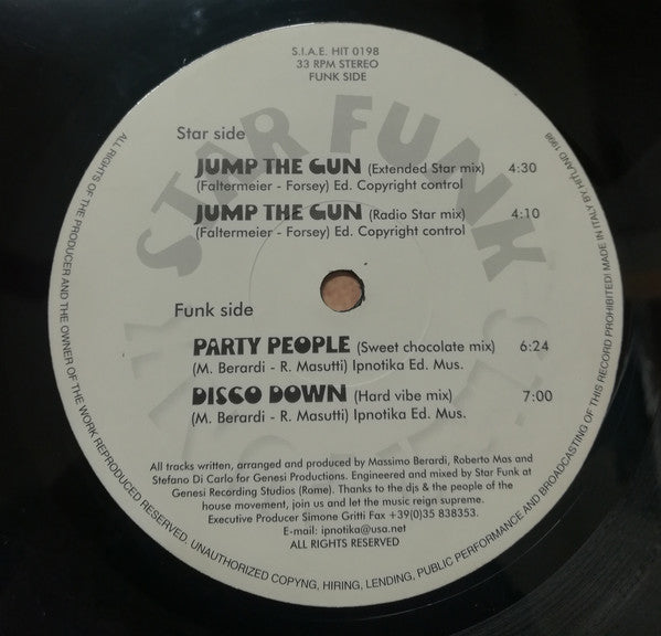 Star Funk ‎/ Jump The Gun - LP Used 12&