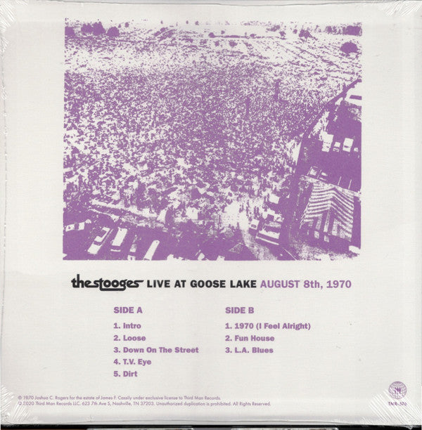 The Stooges / Live At Goose Lake August 8th, 1970 - LP (Used)