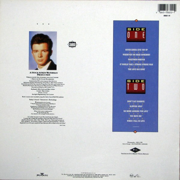 Rick Astley / Whenever You Need Somebody - LP Used