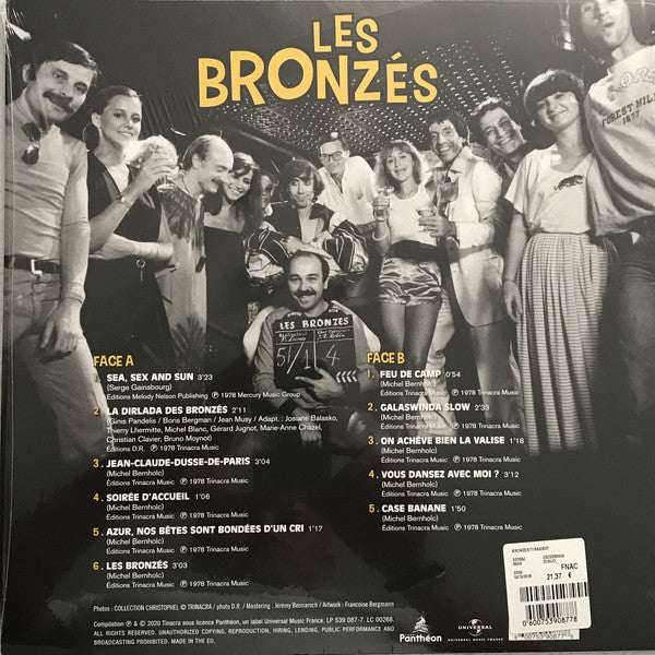 Michel Bernholc / Les Bronzés - LP color