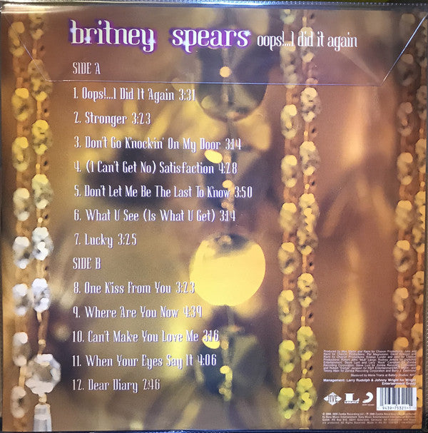 Britney Spears / Oops!...I Did It Again (Picture Disc) - LP