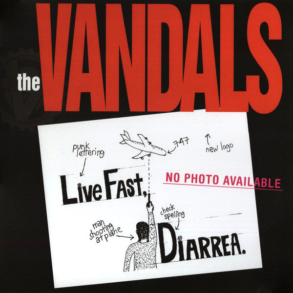 The Vandals / Live Fast Diarrhea - LP BROWN SPLATTER