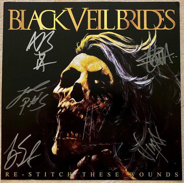 Black Veil Brides / Re-Stitch These Wounds - LP Used Neon Yellow and Black Merge