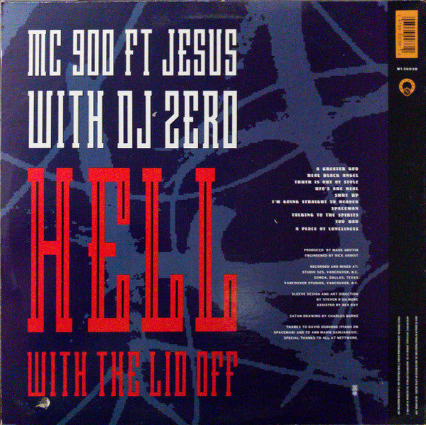 MC 900 Ft Jesus With DJ Zero / Hell With The Lid Off - LP Used