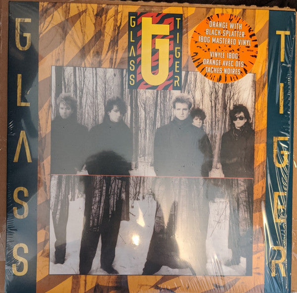 Glass Tiger ‎/ The Thin Red Line - LP ORANGE/BLACK