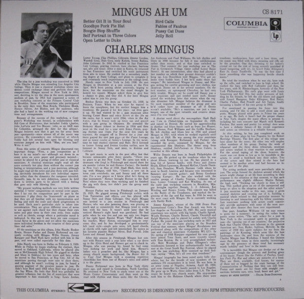 Charles Mingus / Mingus Ah Um - LP (Used)