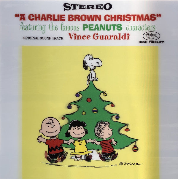 Vince Guaraldi Trio ‎/ A Charlie Brown Christmas - LP LENTICULAR COVER