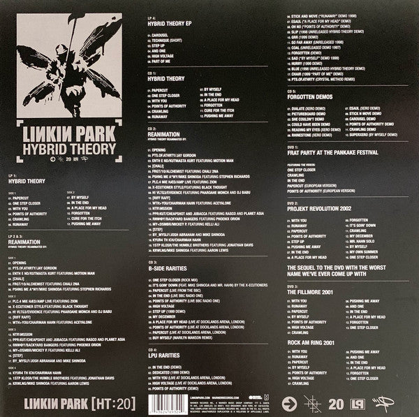 Linkin Park ‎/ Hybrid Theory - 4LP cd dvd