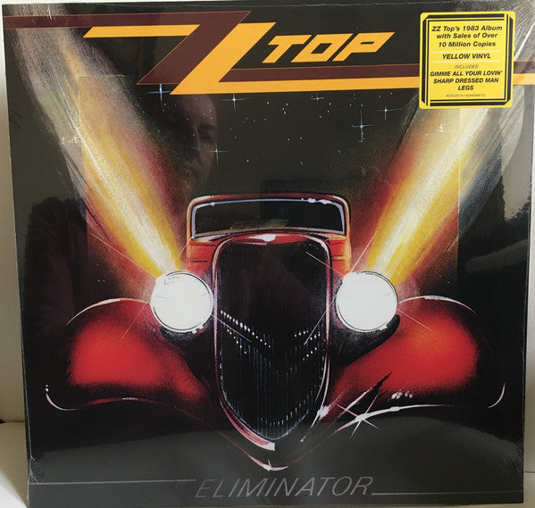 ZZ Top ‎/ Eliminator- LP YELLOW