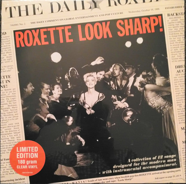 Roxette ‎/ Look Sharp! - LP CLEAR