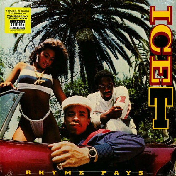 Ice-T ‎/ Rhyme Pays - LP YELLOW RSD