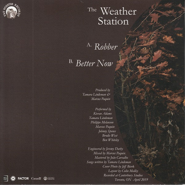 The Weather Station / Robber - LP 7&