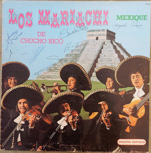 Los Mariachi De Chucho Rico ‎/ Mexico - LP Used