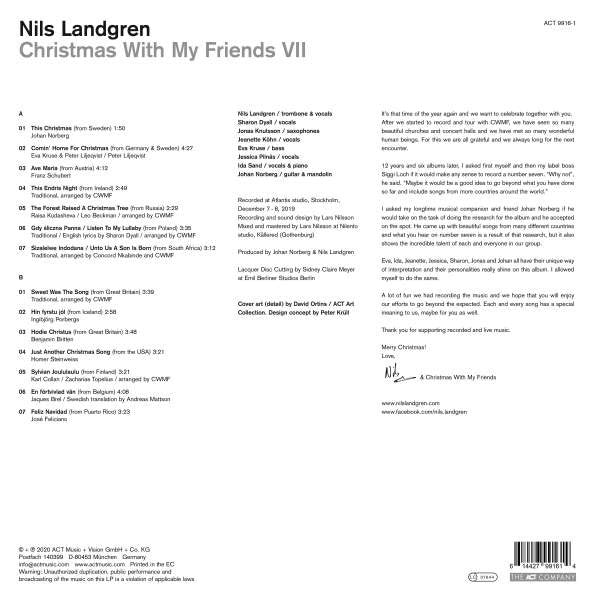 Nils Landgren / Christmas With My Friends VII - LP