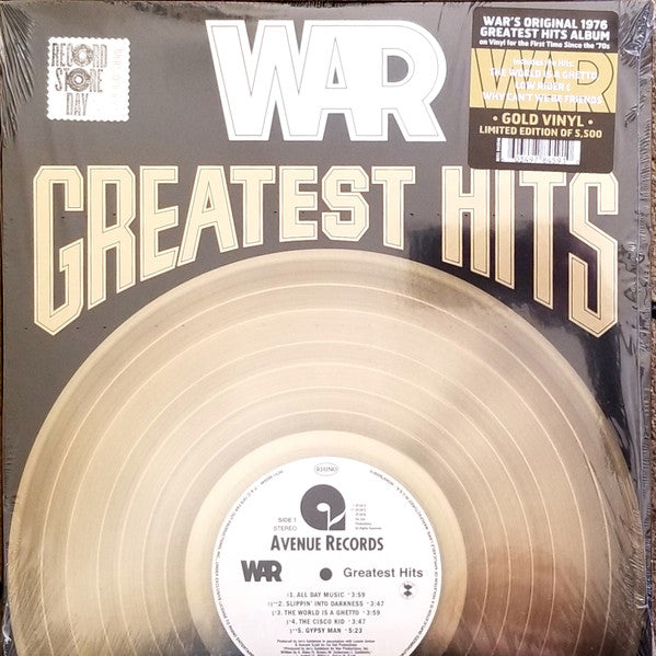 War ‎/ Greatest Hits - LP GOLD RSD2020