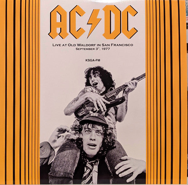 AC/DC / Live At The Old Waldorf San Francisco September 3, 1977. KSGA-FM (Red Vinyl) - LP