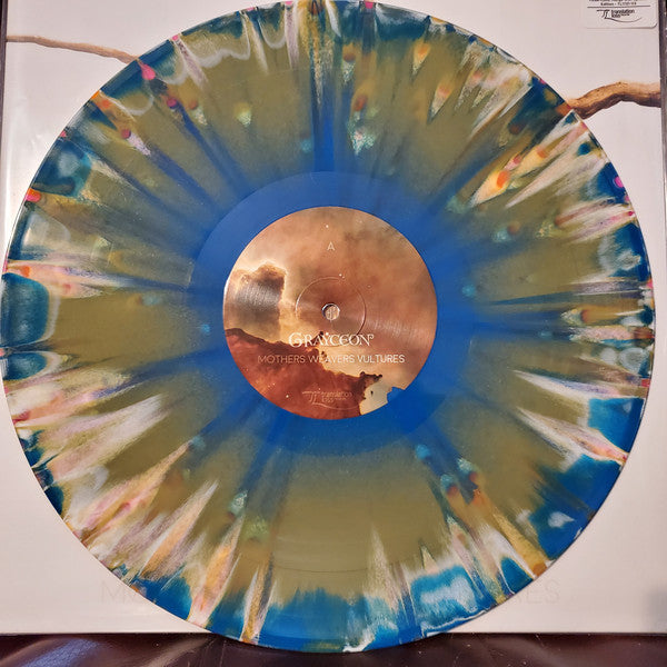 Grayceon / Mothers Weavers Vultures - LP Used Aqua Blue/Gold/White splatter