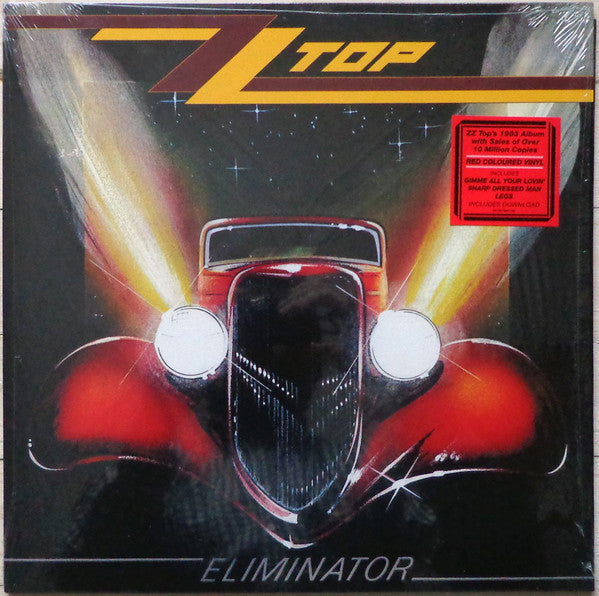 ZZ Top ‎/ Eliminator - LP RED