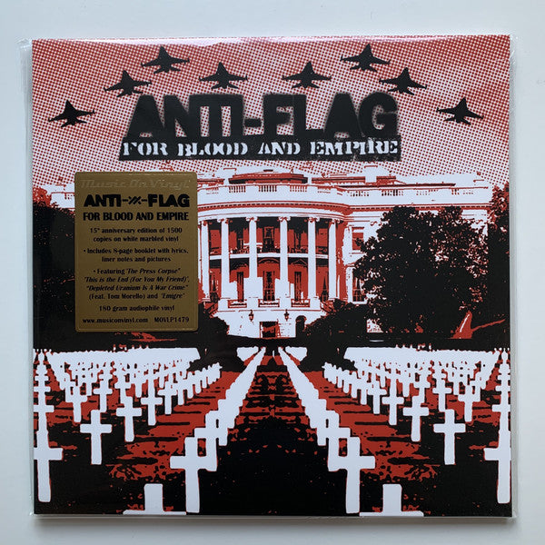 Anti-Flag ‎/ For Blood And Empire - LP white