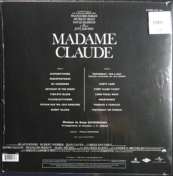 Serge Gainsbourg / Madame Claude (O.S.T.) - LP