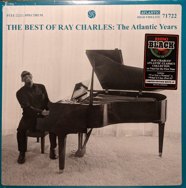 Ray Charles ‎/ The Best Of Ray Charles: The Atlantic Years - 2LP WHITE