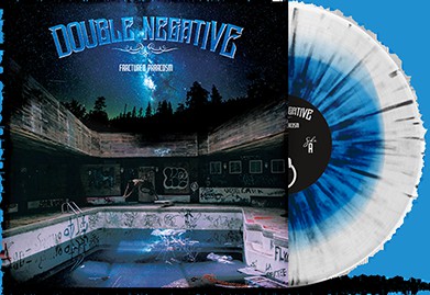 Double Negative / Fractured Paracosm - LP Clear/Blue Splatter (Used)