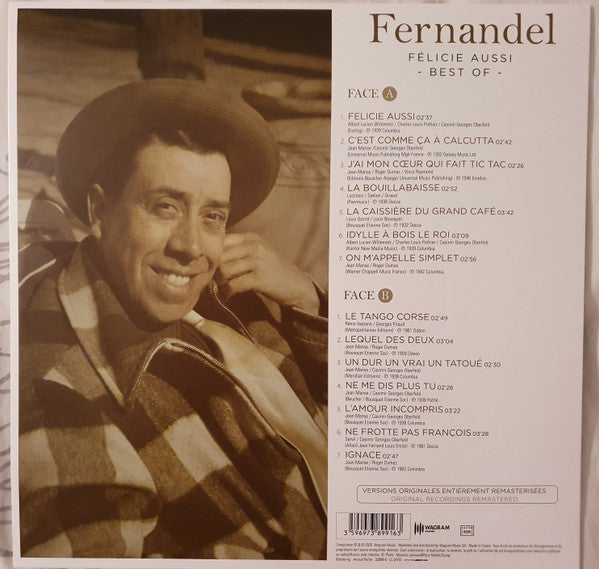 Fernandel / Félicie Also "Best Of" - LP