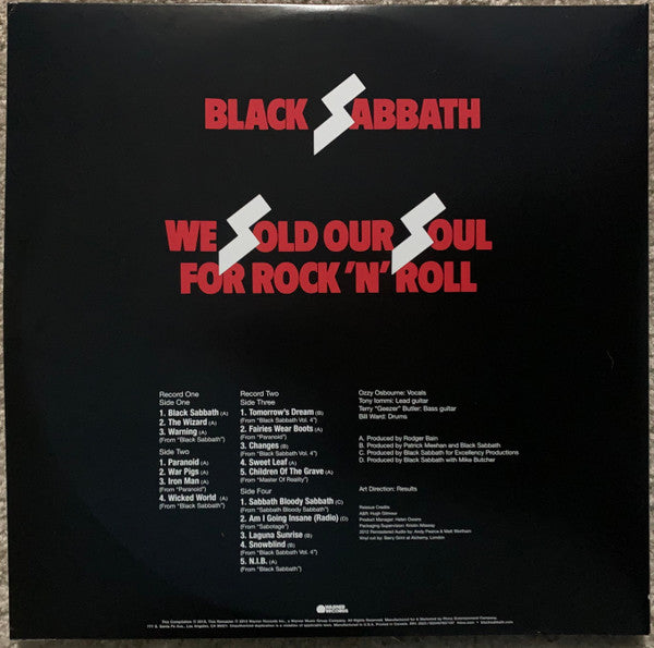 Black Sabbath / We Sold Our Soul For Rock &