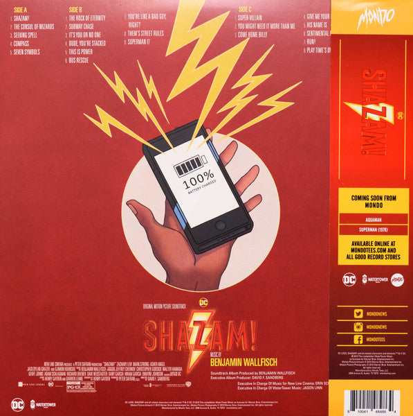 Benjamin Wallfisch / Shazam! OST - 2LP COLORED