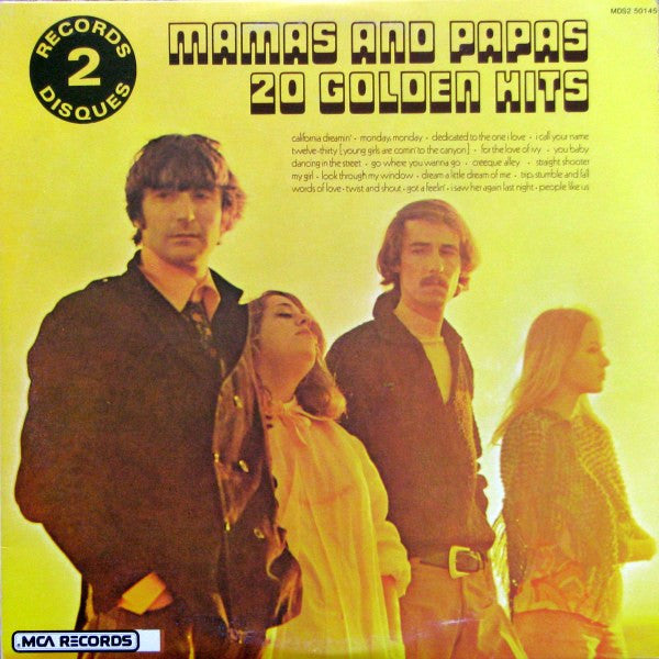 Mamas And Papas / The Mamas &amp; The Papas 20 Golden Hits - 2LP Used