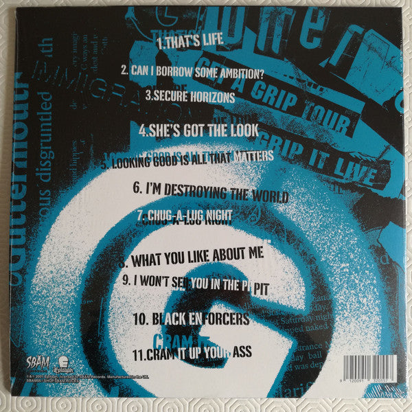 Guttermouth / Covered With Ants - LP Clear with Blue &amp; Black Splatter (Used)