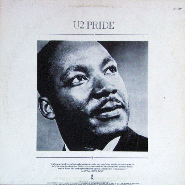 U2 / Pride (In The Name Of Love) - LP USED