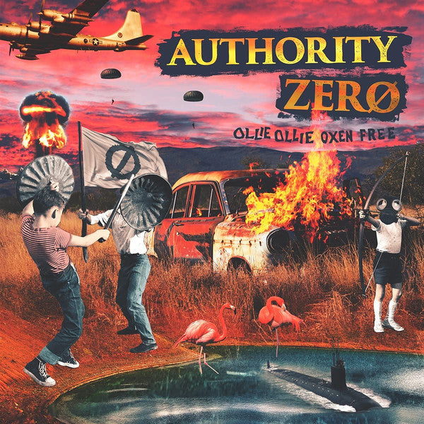 Authority Zero ‎/ Ollie Ollie Oxen Free - LP GREEN