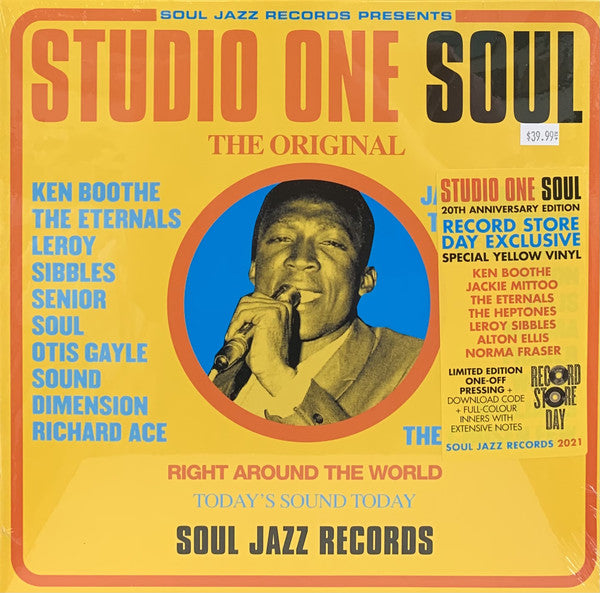 Various ‎/ Studio One Soul - 2LP YELLOW RSD
