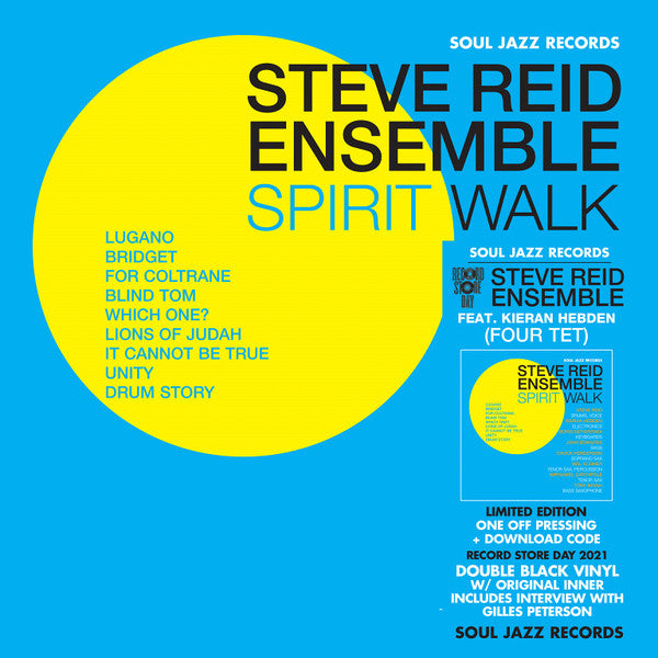 Steve Reid Ensemble ‎/ Spirit Walk - 2LP RSD