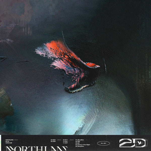 Northlane / 2D - LP Blue (Light) Translucent &amp; Orange Butterfly (Used)