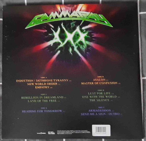 Gamma Ray / 30 Years Live Anniversary - 3LP COLORED, BLU RAY