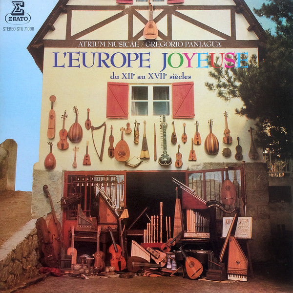 Atrium Musicae* / Gregorio Paniagua / Joyful Europe From XII° To XVII° Centuries - LP Used