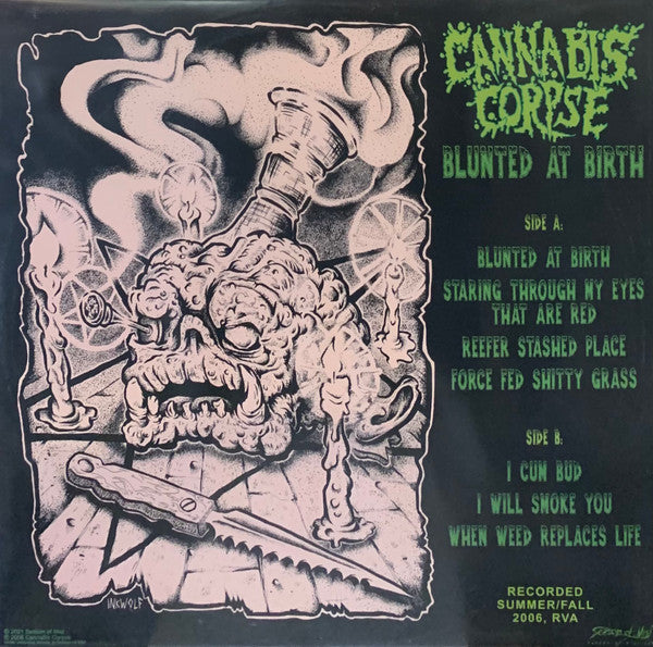 Cannabis Corpse / Blunted At Birth - LP