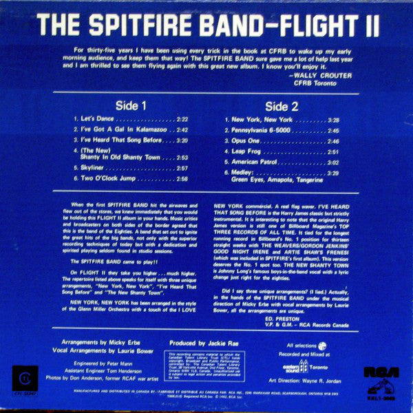 The Spitfire Band / Flight II - LP Used