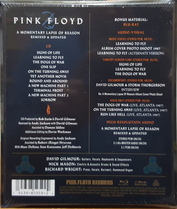 Pink Floyd / A Momentary Lapse Of Reason Remixed &amp; Updated - CD BOX