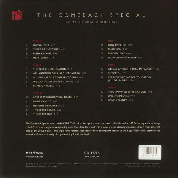 The The / The Comeback Special (Live At The Royal Albert Hall) - 3LP