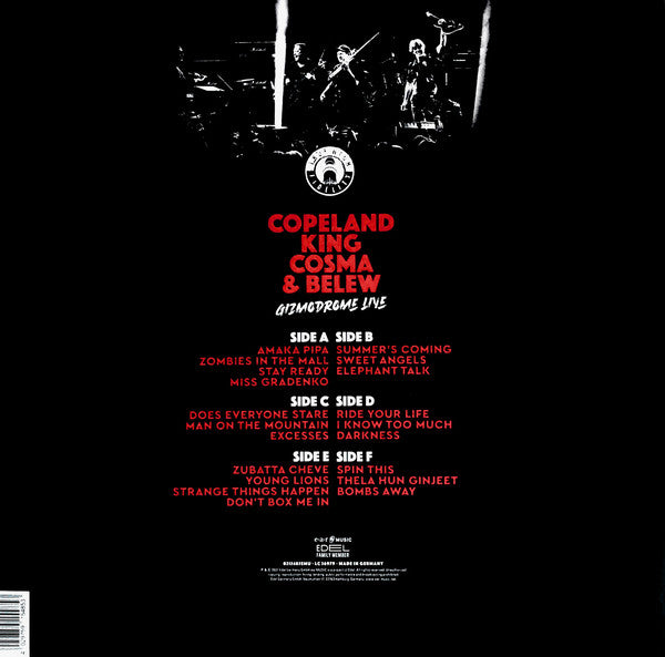 Copeland, King, Cosma & Belew / Gizmodrome Live - 3LP