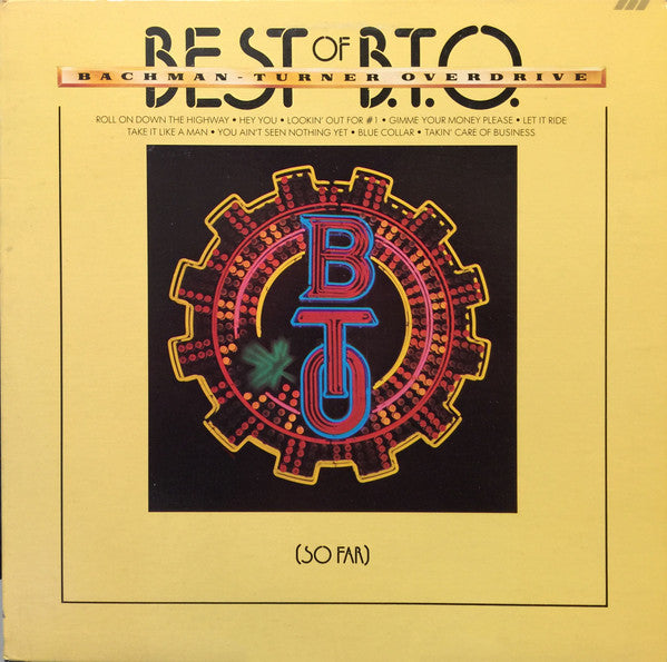 Bachman-Turner Overdrive / Best Of B.T.O. (So Far) - LP Used