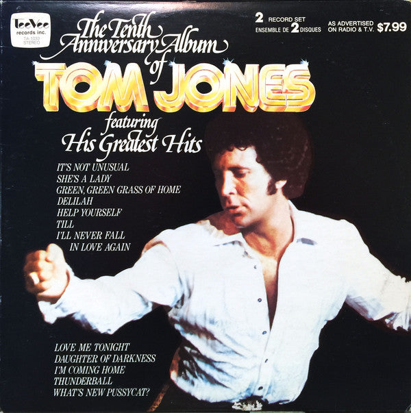 Tom Jones ‎/ The Tenth Anniversary Featuring His Greatest Hits - LP Used
