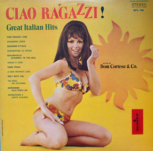 Dom Cortes & Co. / Ciao Ragazzi! Great Italian Hits - LP (used)