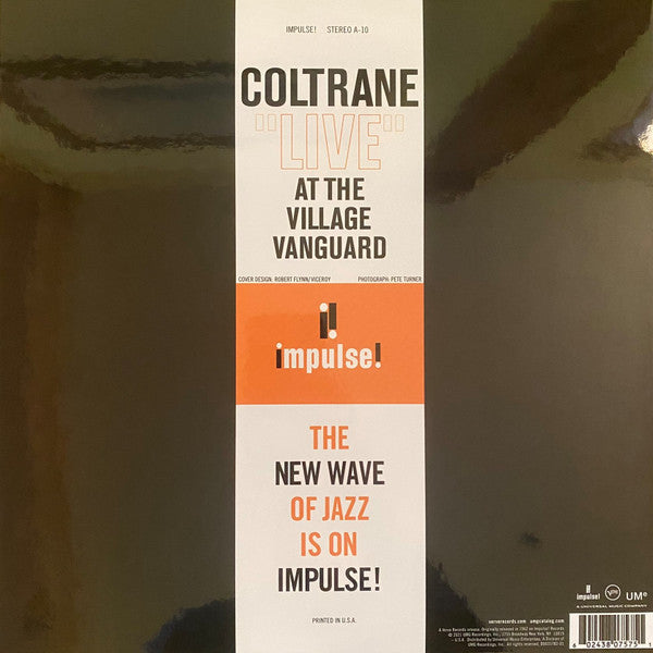 John Coltrane / "Live" At The Village Vanguard - LP