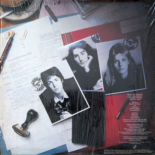 Paul McCartney & Wings / Band On The Run - LP Used